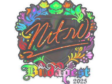 Sticker | nitr0 (Holo) | Budapest 2025