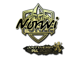 Sticker | Norwi (Gold) | Antwerp 2022