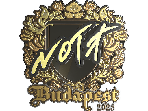Sticker | nota (Gold) | Budapest 2025