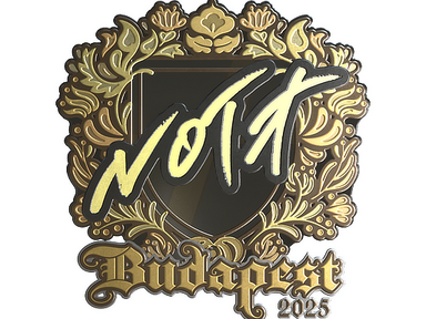 Sticker | nota (Gold) | Budapest 2025