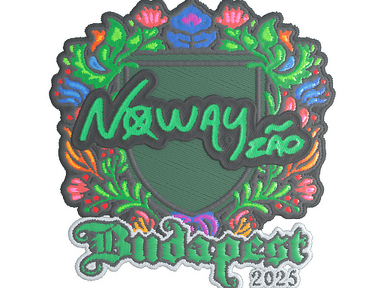 Sticker | noway (Embroidered) | Budapest 2025