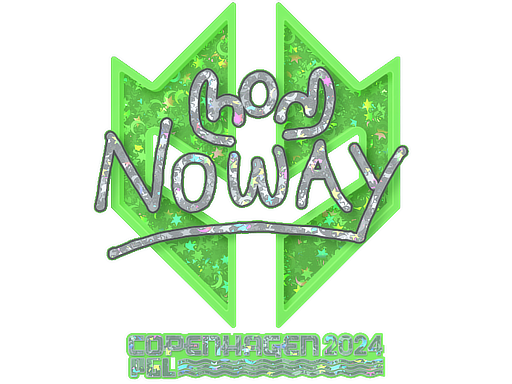 Sticker | noway (Glitter) | Copenhagen 2024