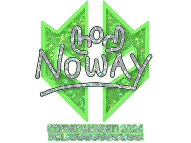 Sticker | noway (Glitter) | Copenhagen 2024