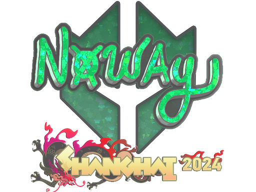 Sticker | noway (Glitter) | Shanghai 2024