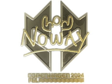 Sticker | noway (Gold) | Copenhagen 2024