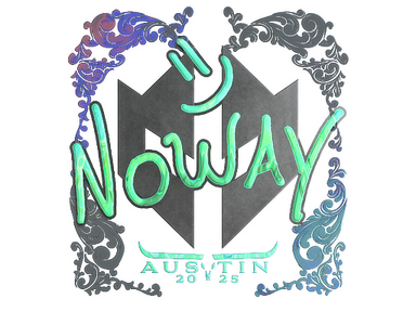 Sticker | noway (Holo) | Austin 2025