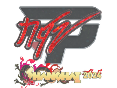 Sticker | NQZ (Glitter) | Shanghai 2024