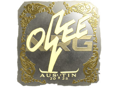 Sticker | oSee (Gold) | Austin 2025