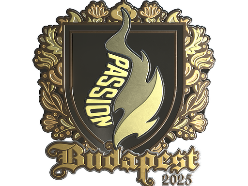 Sticker | Passion UA (Gold) | Budapest 2025