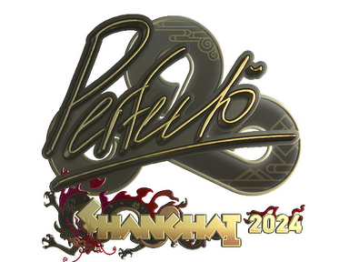 Sticker | Perfecto (Gold) | Shanghai 2024