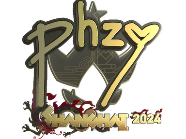 Sticker | phzy (Gold) | Shanghai 2024