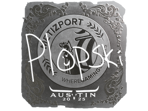Sticker | Plopski (Foil) | Austin 2025