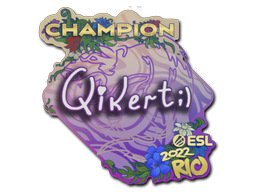 Sticker | qikert (Champion) | Rio 2022