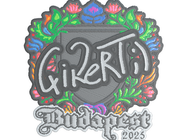 Sticker | qikert (Embroidered) | Budapest 2025