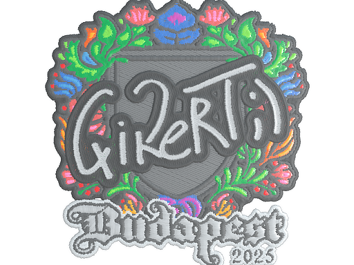 Sticker | qikert (Embroidered) | Budapest 2025