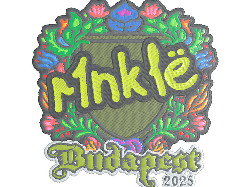 Sticker | r1nkle (Embroidered) | Budapest 2025