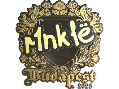 Sticker | r1nkle (Gold) | Budapest 2025