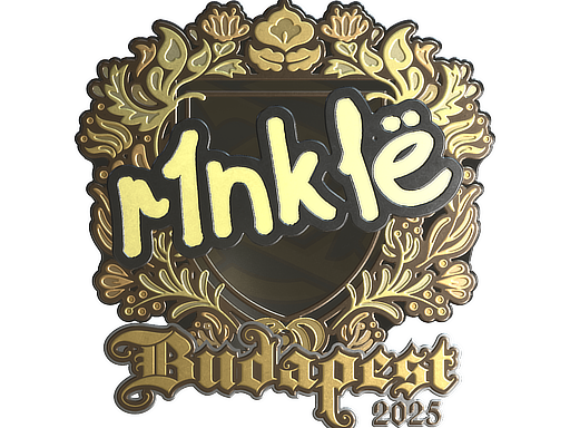 Sticker | r1nkle (Gold) | Budapest 2025