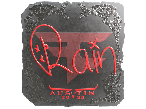 Sticker | rain (Foil) | Austin 2025