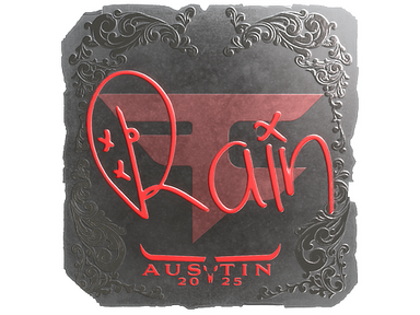 Sticker | rain (Foil) | Austin 2025