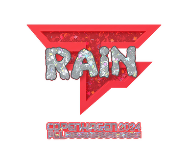 Sticker | rain (Glitter) | Copenhagen 2024