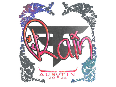 Sticker | rain (Holo) | Austin 2025