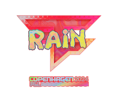Sticker | rain (Holo) | Copenhagen 2024