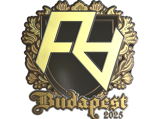 Sticker | Rare Atom (Gold) | Budapest 2025