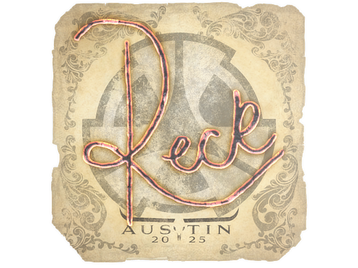Sticker | reck | Austin 2025
