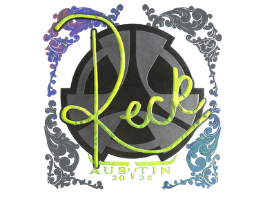 Sticker | reck (Holo) | Austin 2025