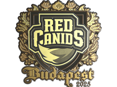 Sticker | RED Canids (Gold) | Budapest 2025