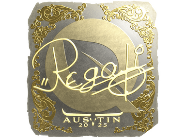 Sticker | regali (Gold) | Austin 2025