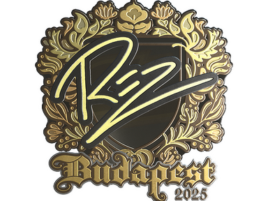 Sticker | REZ (Gold) | Budapest 2025