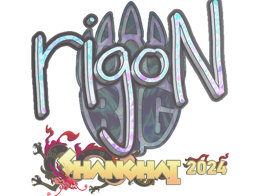 Sticker | rigoN (Holo) | Shanghai 2024