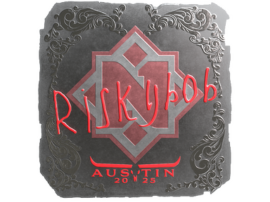 Sticker | riskyb0b (Foil) | Austin 2025