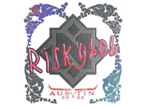 Sticker | riskyb0b (Holo) | Austin 2025