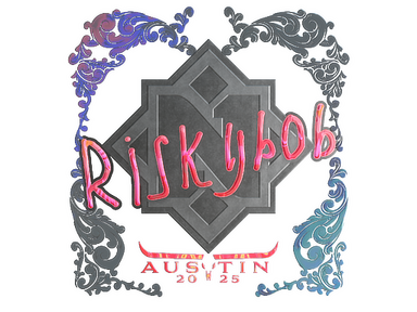 Sticker | riskyb0b (Holo) | Austin 2025