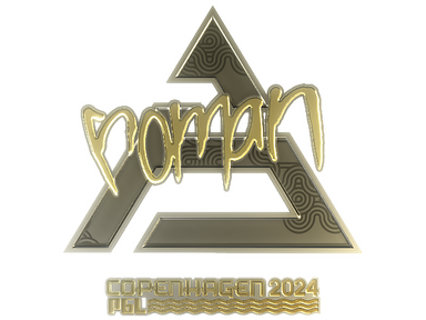 Sticker | roman (Gold) | Copenhagen 2024