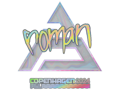 Sticker | roman (Holo) | Copenhagen 2024