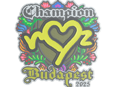 Sticker | ropz (Embroidered, Champion) | Budapest 2025