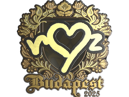 Sticker | ropz (Gold) | Budapest 2025