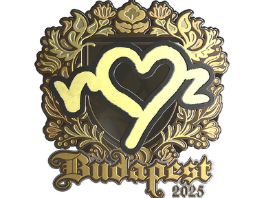 Sticker | ropz (Gold) | Budapest 2025
