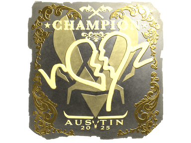 Sticker | ropz (Gold, Champion) | Austin 2025