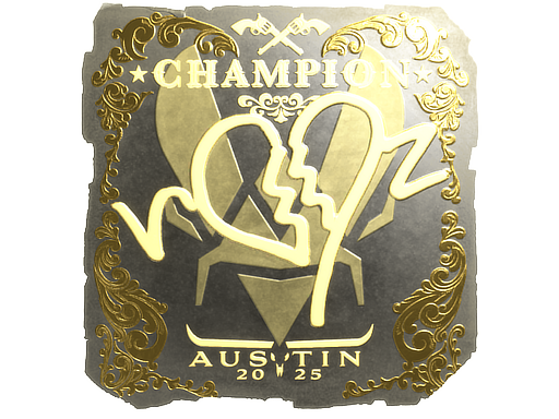 Sticker | ropz (Gold, Champion) | Austin 2025