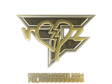 Sticker | ropz (Gold) | Copenhagen 2024