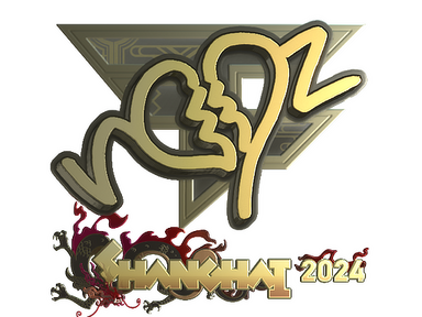 Sticker | ropz (Gold) | Shanghai 2024