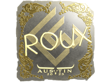 Sticker | ROUX (Gold) | Austin 2025