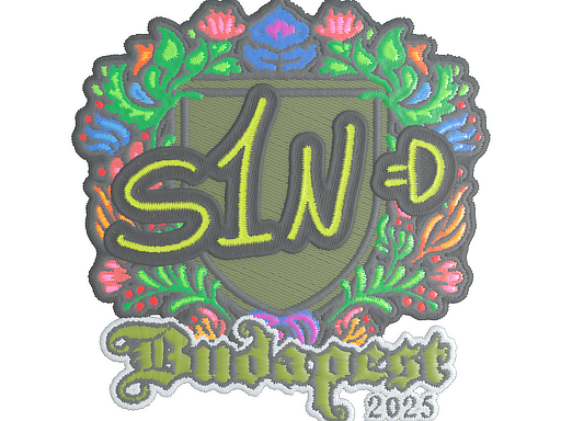 Sticker | s1n (Embroidered) | Budapest 2025