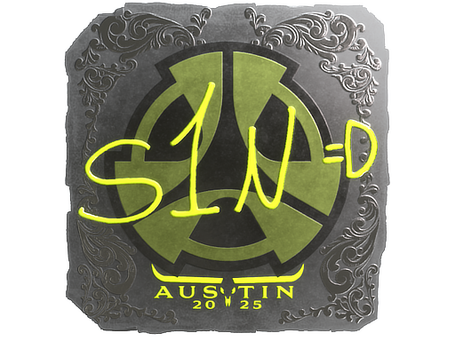 Sticker | s1n (Foil) | Austin 2025