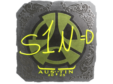 Sticker | s1n (Foil) | Austin 2025